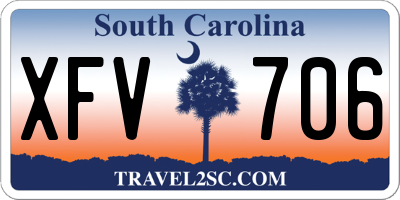 SC license plate XFV706
