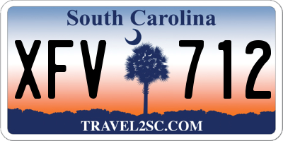 SC license plate XFV712