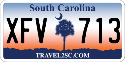 SC license plate XFV713