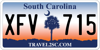 SC license plate XFV715