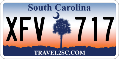 SC license plate XFV717