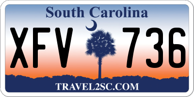 SC license plate XFV736