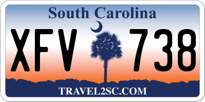 SC license plate XFV738