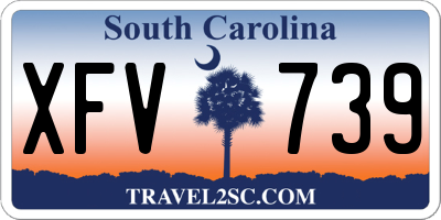 SC license plate XFV739