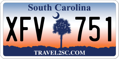 SC license plate XFV751