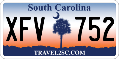 SC license plate XFV752