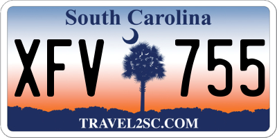 SC license plate XFV755