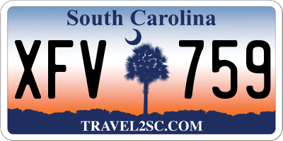 SC license plate XFV759