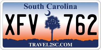 SC license plate XFV762