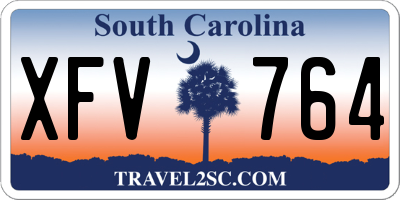 SC license plate XFV764