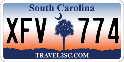 SC license plate XFV774