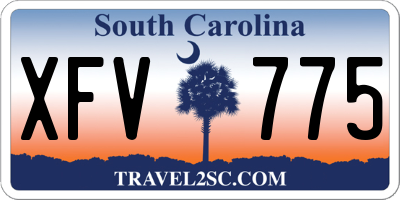 SC license plate XFV775