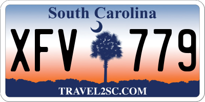 SC license plate XFV779