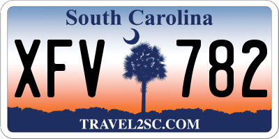 SC license plate XFV782