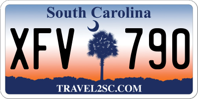 SC license plate XFV790