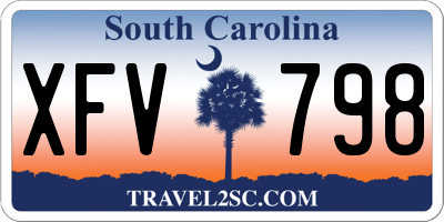 SC license plate XFV798