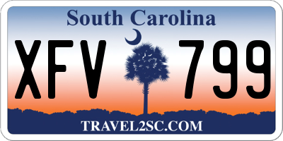 SC license plate XFV799