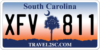 SC license plate XFV811