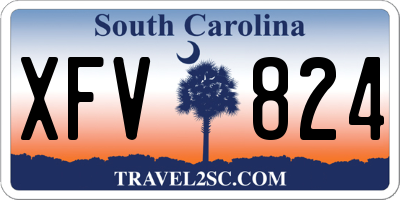 SC license plate XFV824