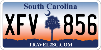 SC license plate XFV856