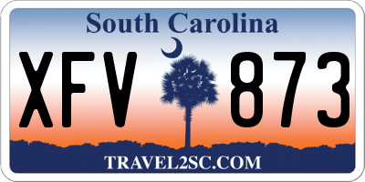 SC license plate XFV873