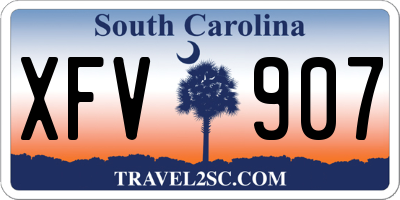 SC license plate XFV907
