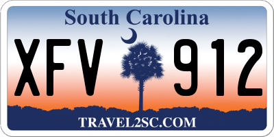 SC license plate XFV912