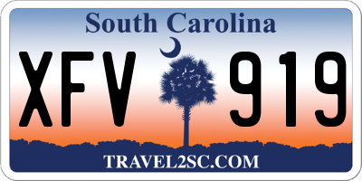 SC license plate XFV919