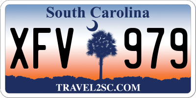 SC license plate XFV979