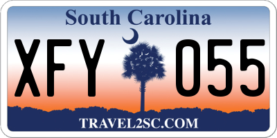 SC license plate XFY055