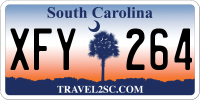 SC license plate XFY264