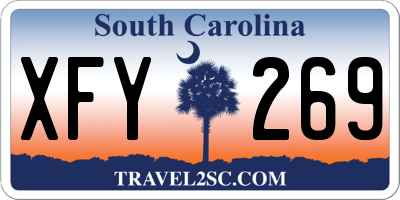 SC license plate XFY269