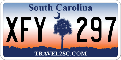 SC license plate XFY297