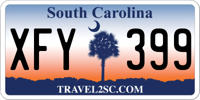 SC license plate XFY399