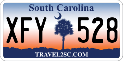 SC license plate XFY528