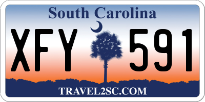 SC license plate XFY591
