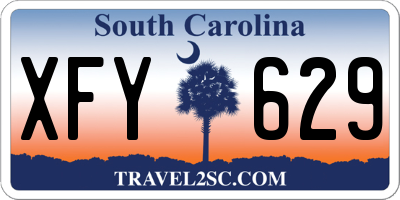 SC license plate XFY629