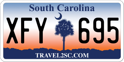 SC license plate XFY695