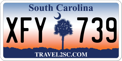 SC license plate XFY739