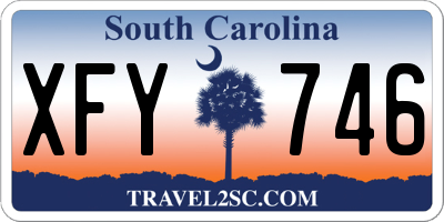 SC license plate XFY746