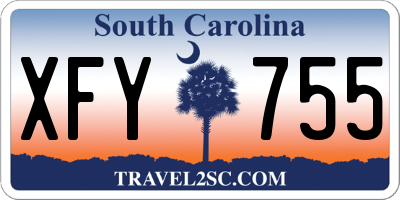 SC license plate XFY755