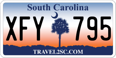 SC license plate XFY795