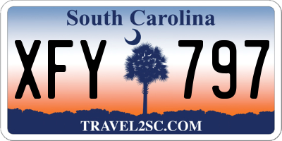 SC license plate XFY797