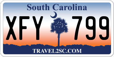 SC license plate XFY799