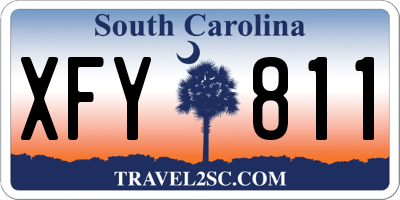 SC license plate XFY811