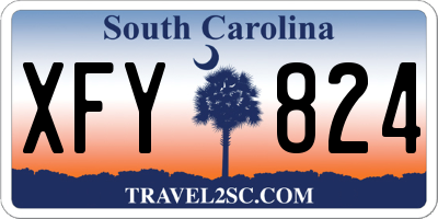 SC license plate XFY824