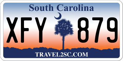 SC license plate XFY879