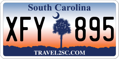 SC license plate XFY895