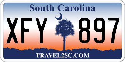 SC license plate XFY897