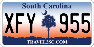 SC license plate XFY955